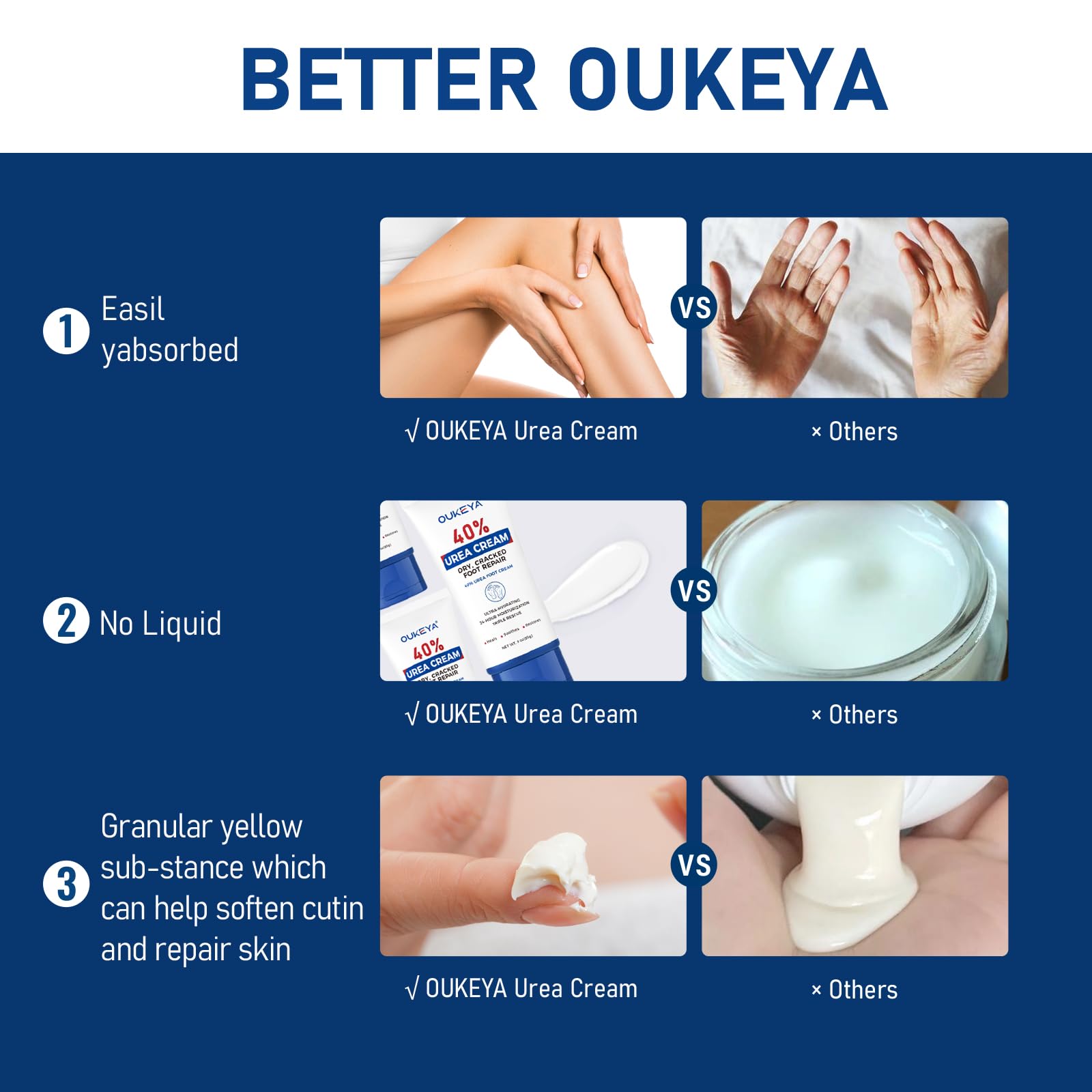OUKEYA glycerin ingredient visual implying long-lasting moisture