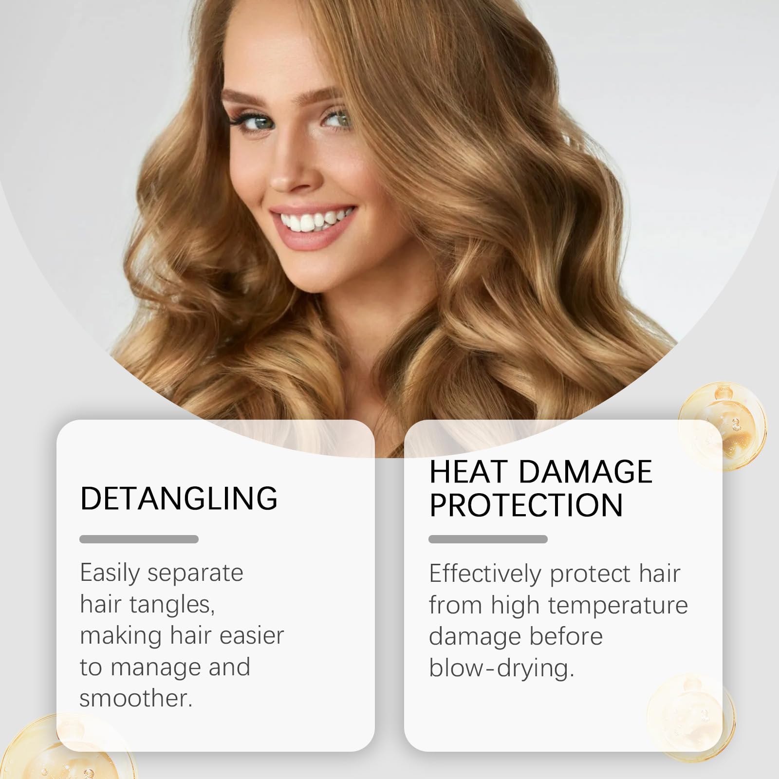 OUKPANE in use on wet hair improving detangling and comb glide
