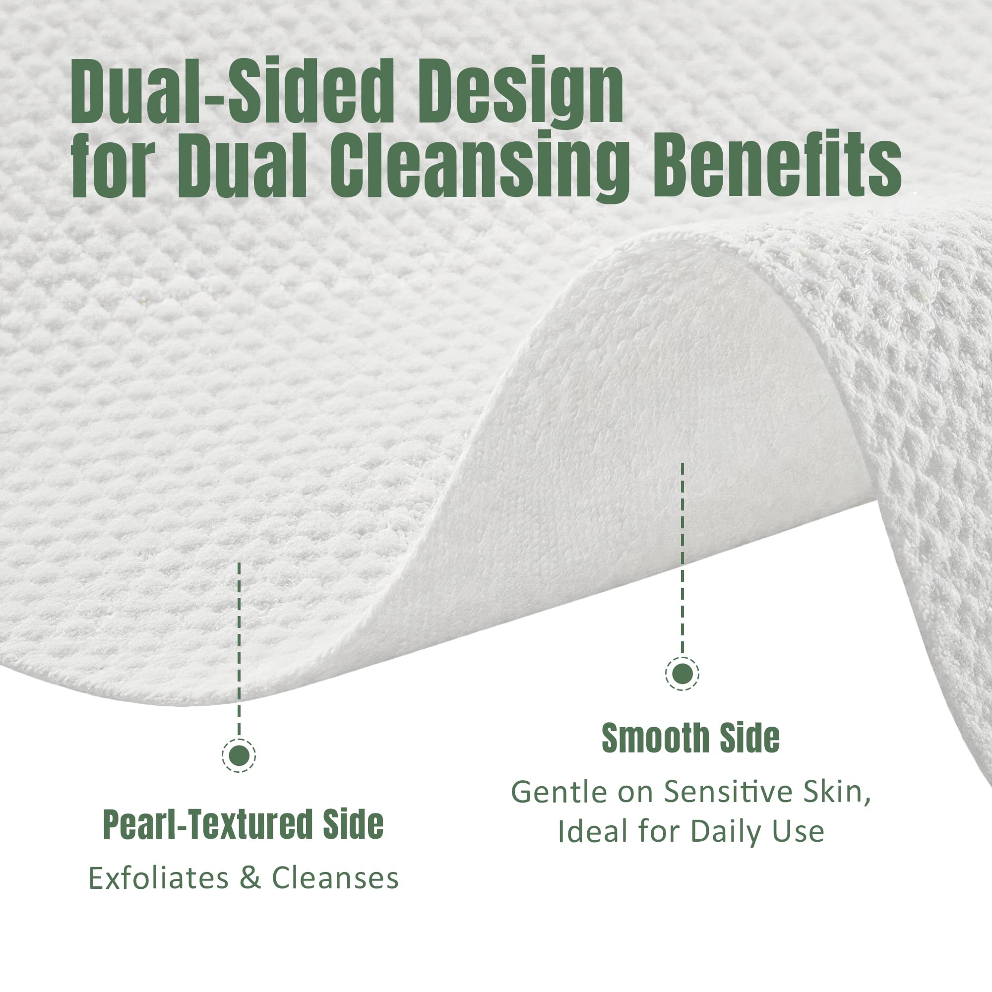 ourmed life stacked towels with visible label highlighting extra-large size