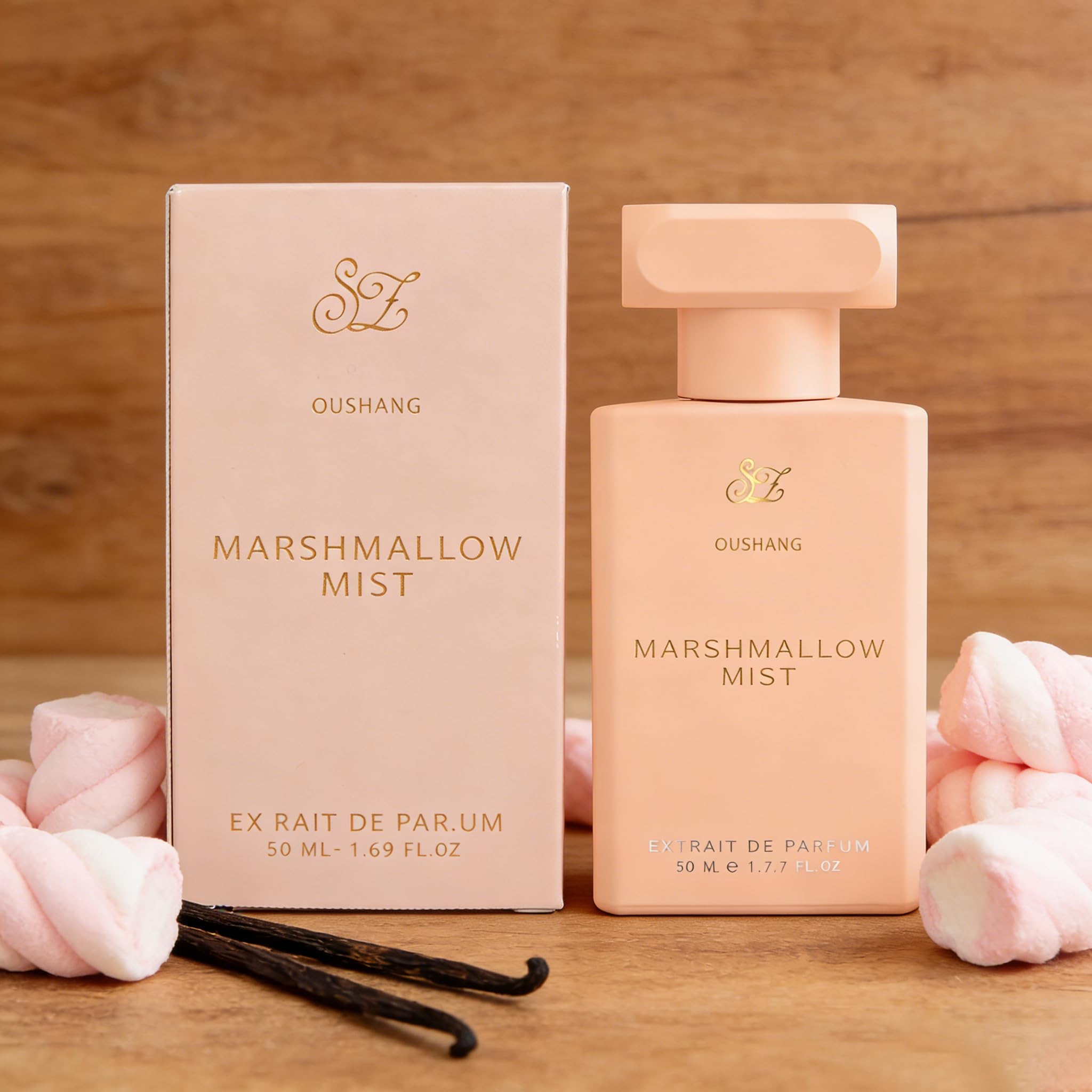 OUSHANG spray action releasing marshmallow-vanilla mist for instant allure