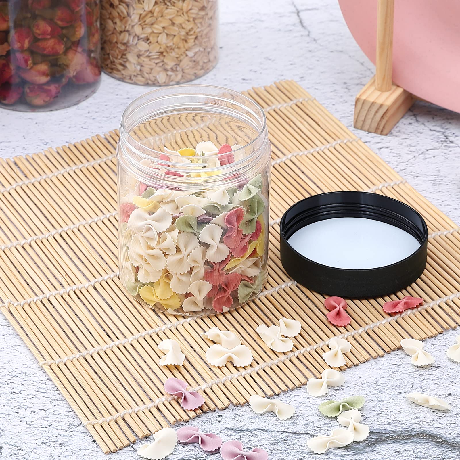 OUSHINAN clear plastic texture closeup highlighting food‑grade clarity