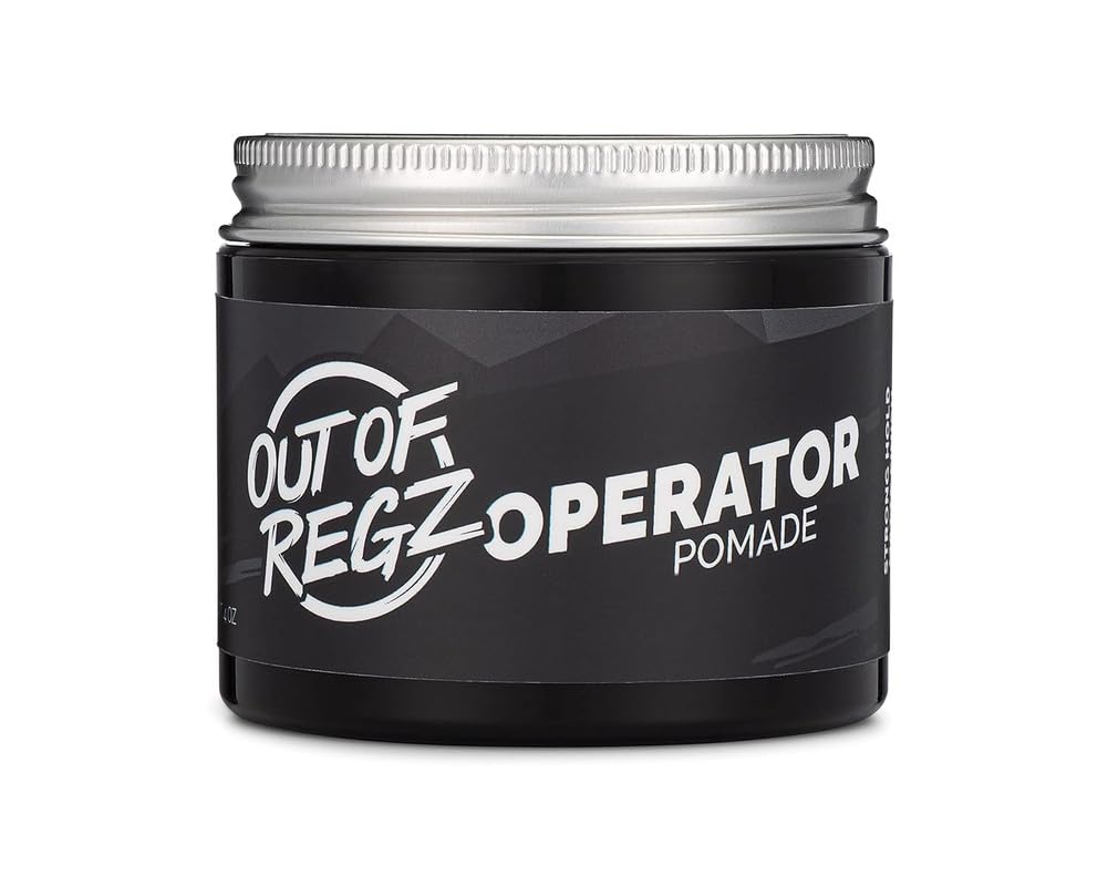 Out of Regz jar front view showing label and strong hold benefit