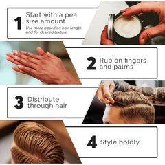 Out of Regz applied in hair by hand demonstrating sweat-resistant styling benefit