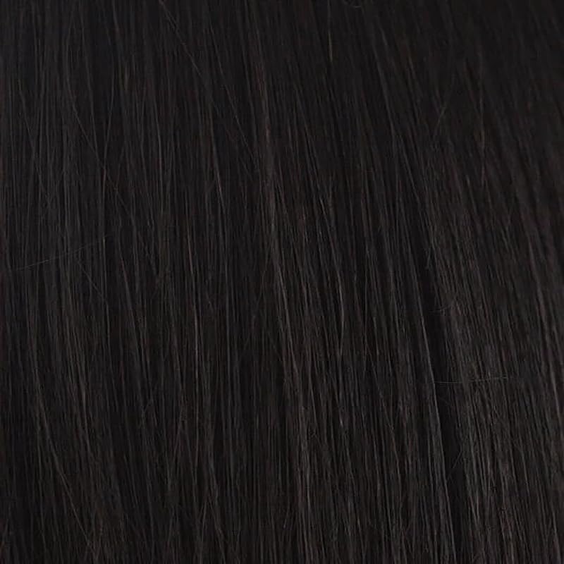 Outre Neesha size comparison showing half wig coverage and easy blending benefit