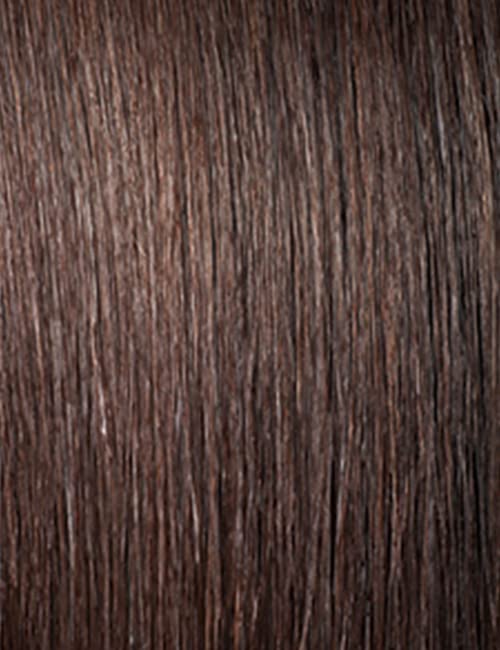 Outre Peruvian half wig worn in lifestyle setting showing volume and instant makeover benefit