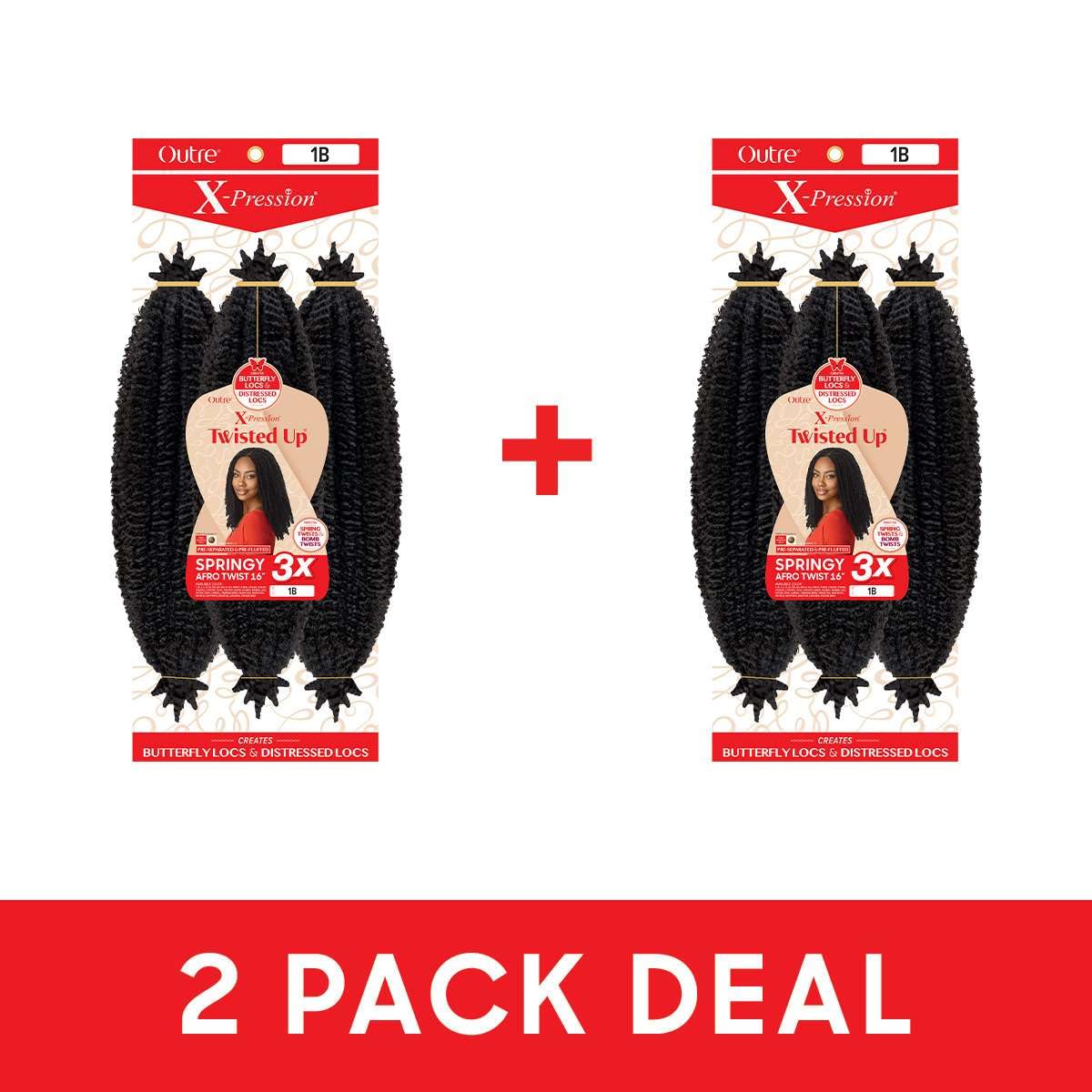 Outre Twisted Up length comparison with ruler showing 16-inch scale for styling guidance