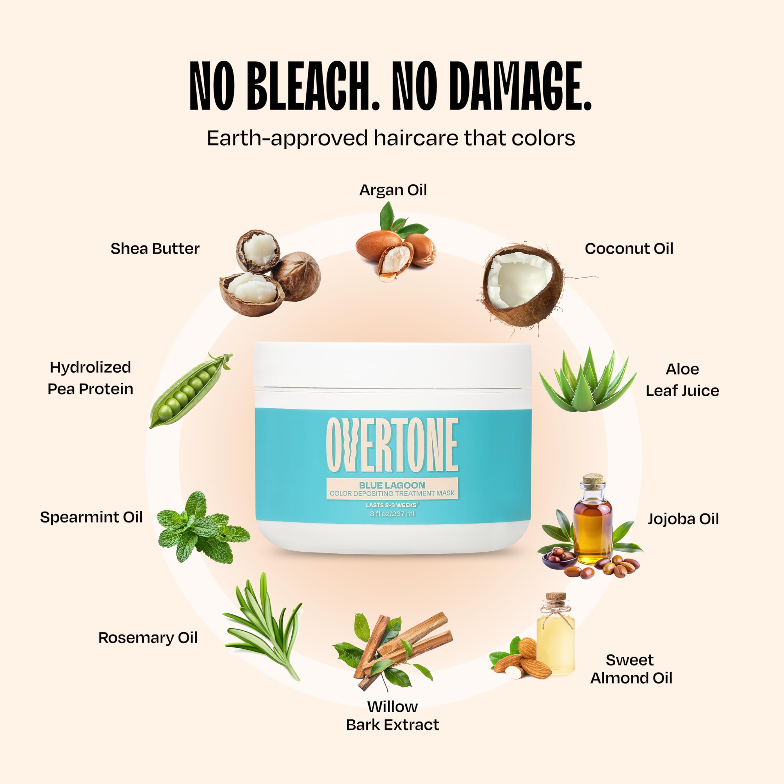 oVertone pigment comparison chart showing color intensity control benefit