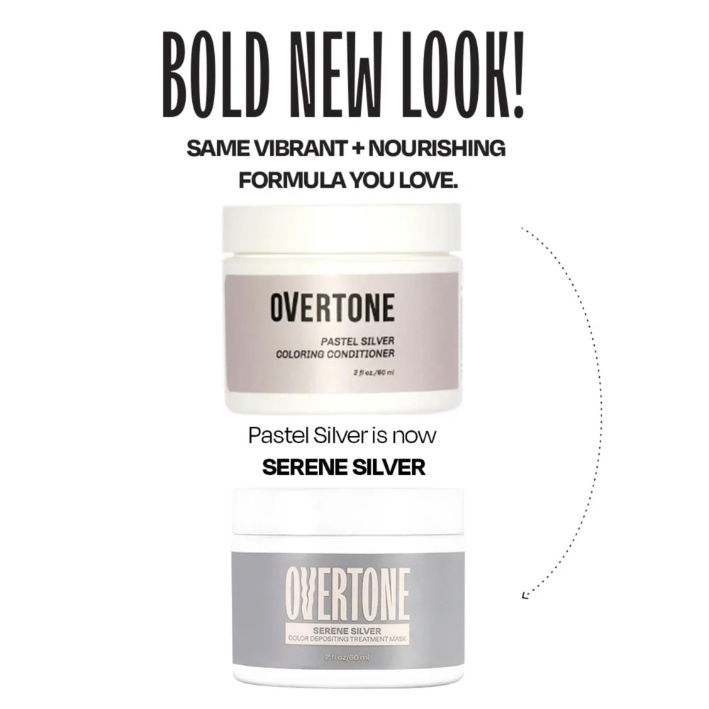 oVertone open jar texture of serene silver mask highlighting creamy hydration