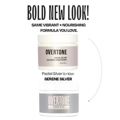 oVertone open jar texture of serene silver mask highlighting creamy hydration
