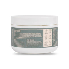 oVertone applying mask to dry hair demonstrating even deposit and quick results