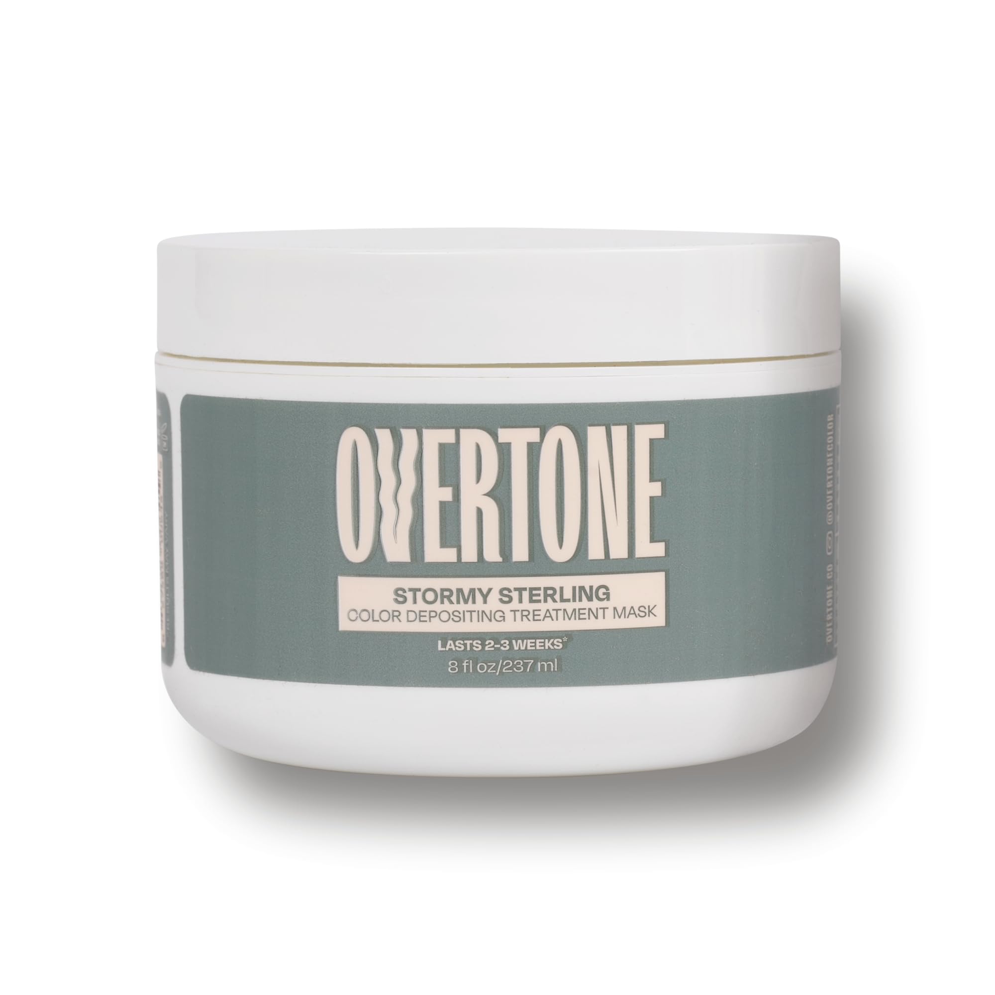 oVertone before and after comparison showing visible cool-tone color payoff