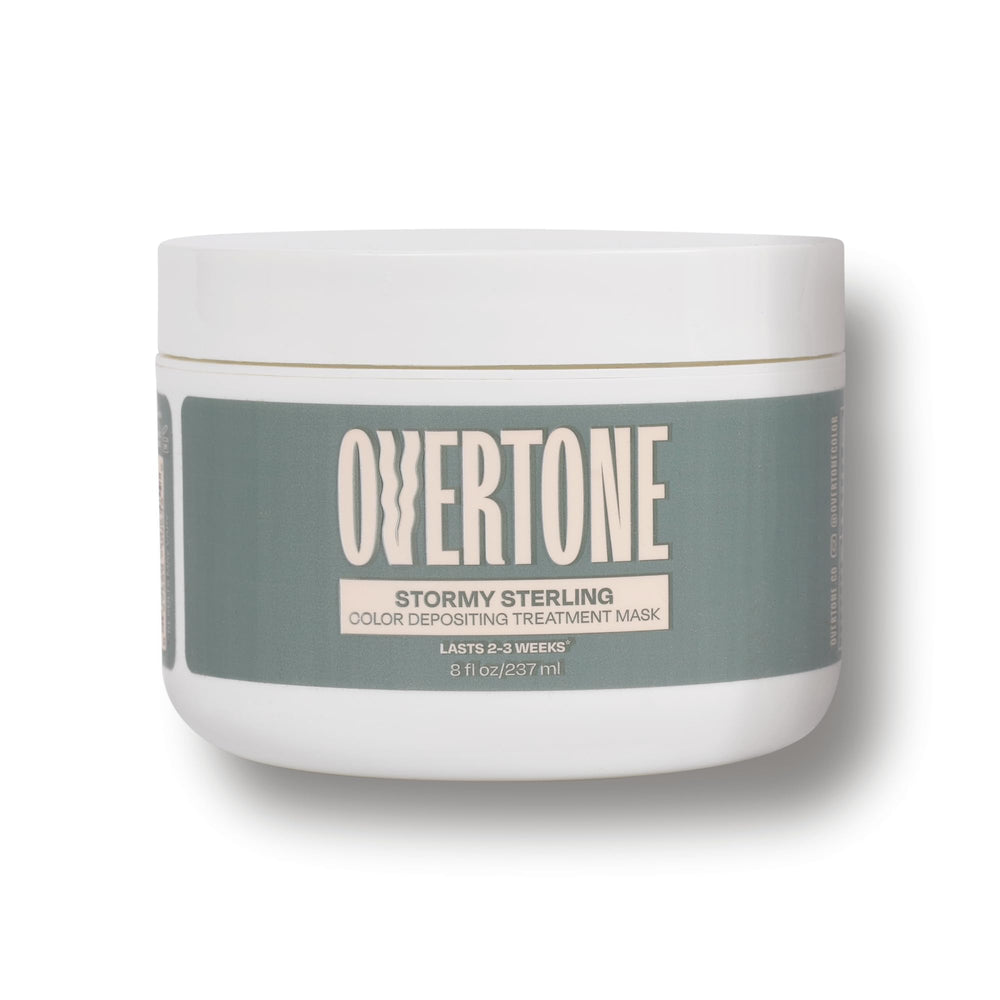 oVertone before and after comparison showing visible cool-tone color payoff