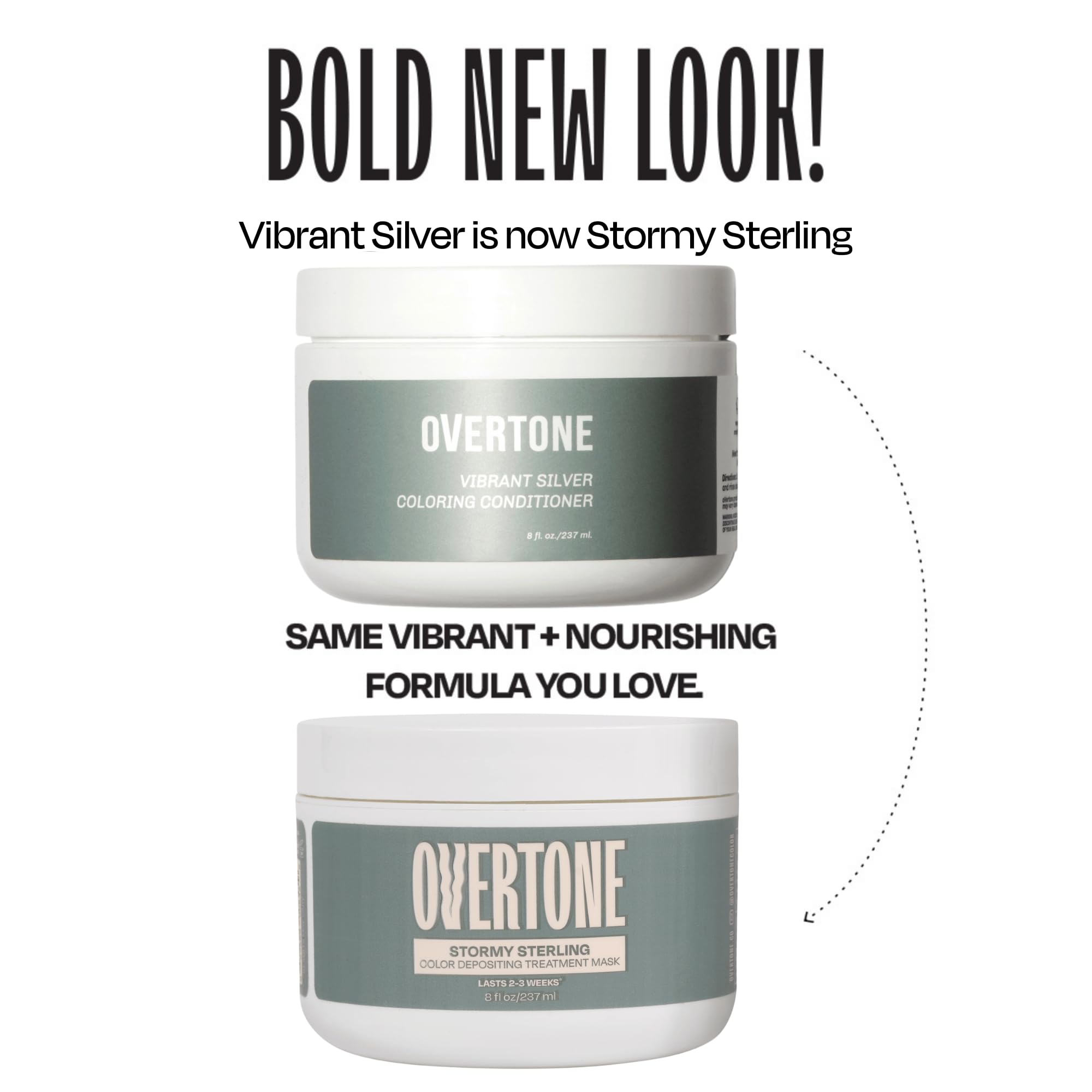 oVertone open jar showing creamy texture and nourishing formula for easy application