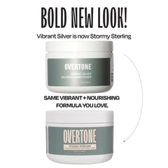 oVertone open jar showing creamy texture and nourishing formula for easy application