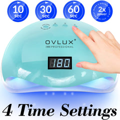 OVLUX LCD display and timer controls for precise curing benefit