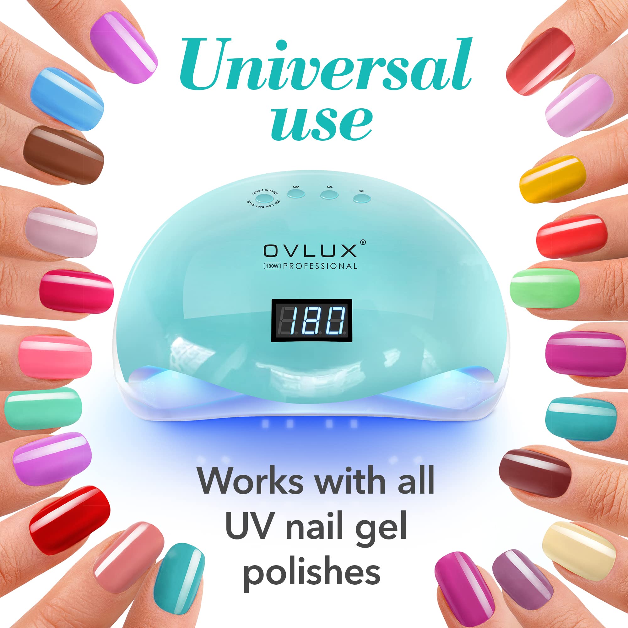 OVLUX curing a foot demonstrating pedicure fit and comfort benefit
