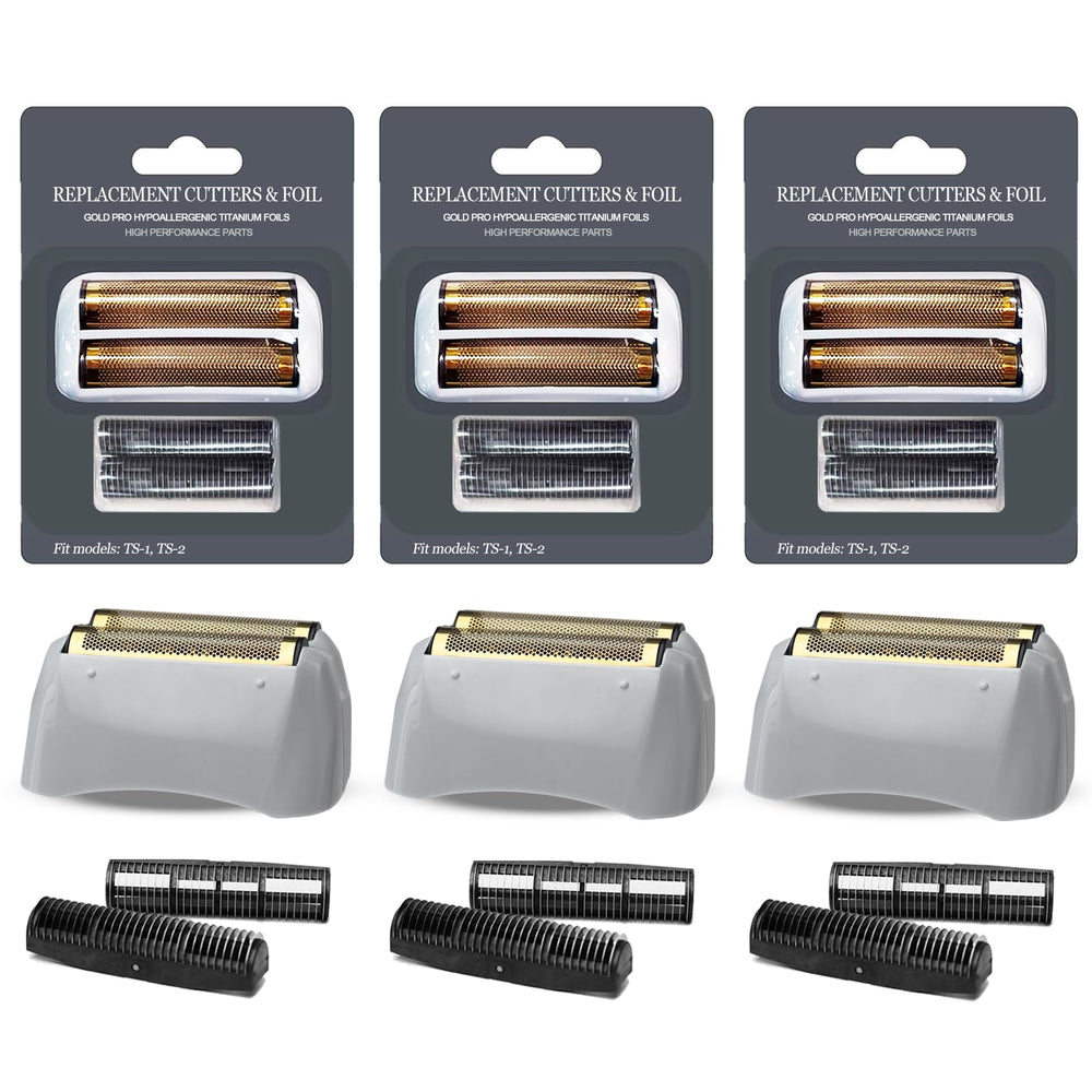 OXSITO front pack showing three gold foils and cutters, restoring shaver performance
