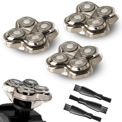 OXSITO front packaging showing three Pro 4 replacement heads and included brushes for easy replacement