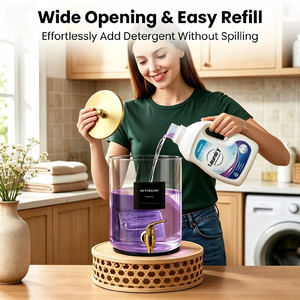 OZRVYNDAREL in a styled laundry room adding organization and elegance