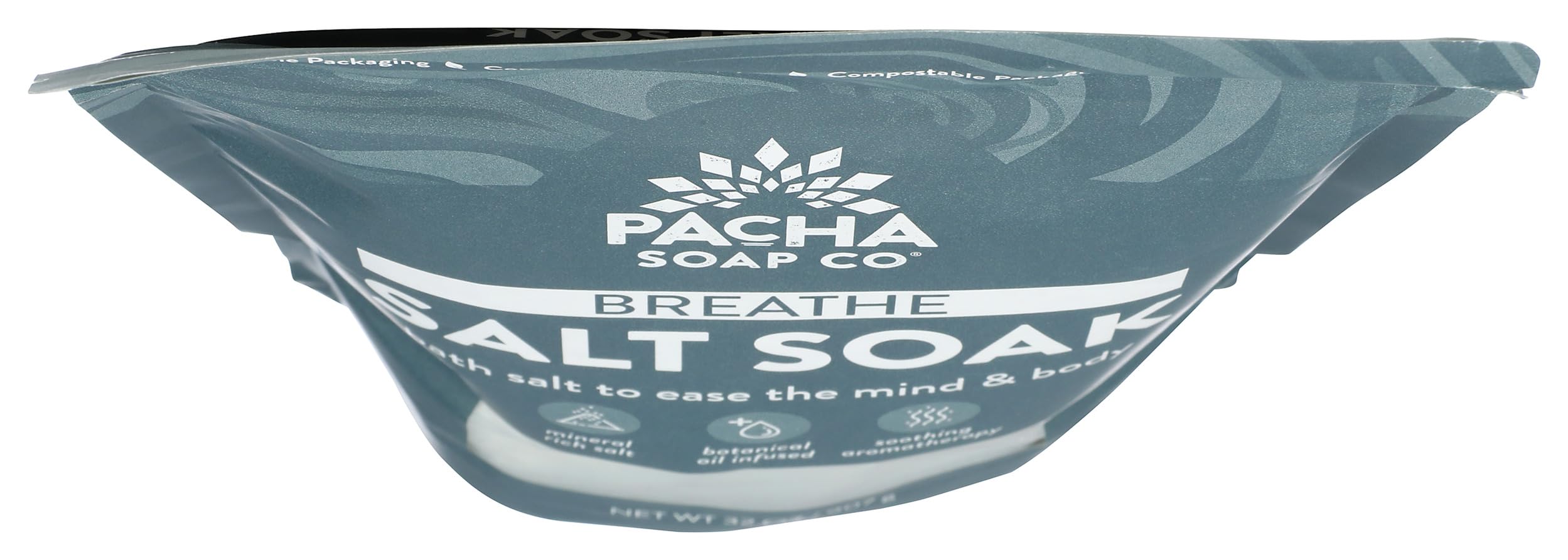 Pacha Soap Co spoon scooping soak demonstrating simple portion control and mess reduction