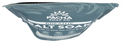 Pacha Soap Co spoon scooping soak demonstrating simple portion control and mess reduction