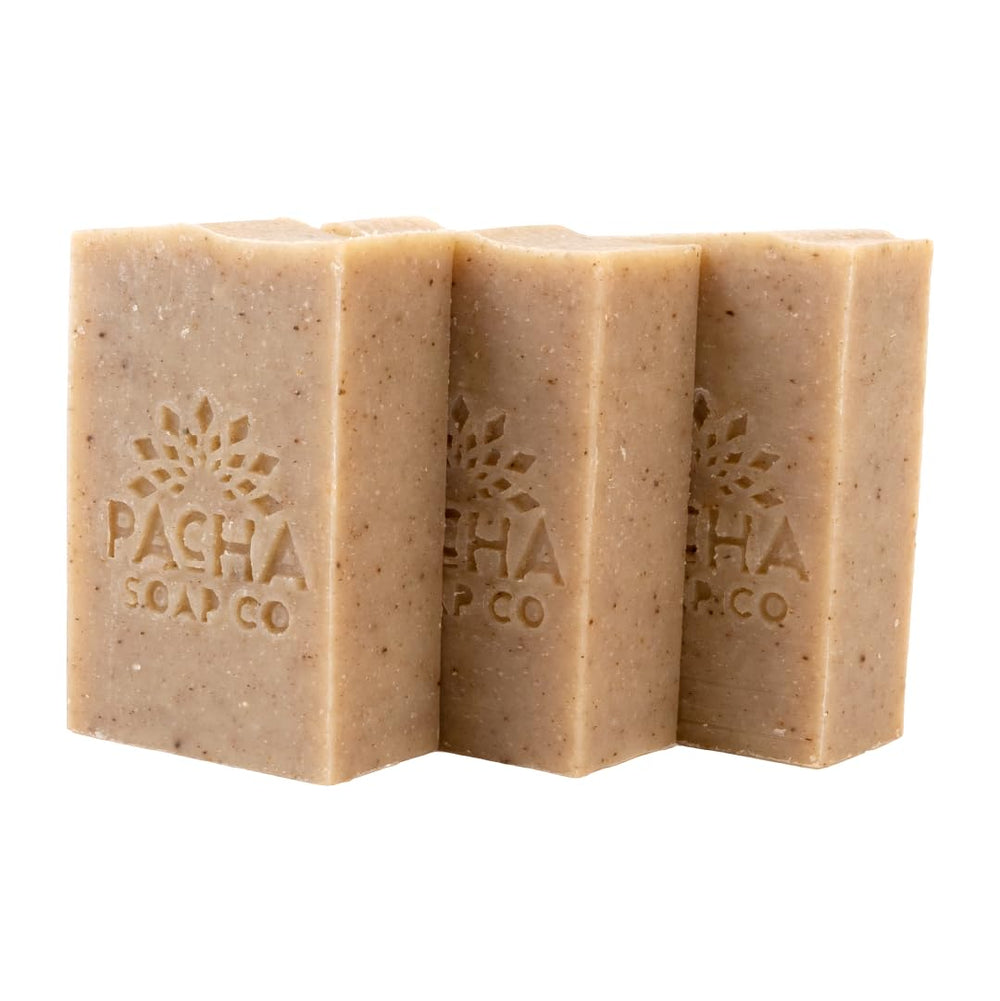 Pacha Soap Co Dirty Hippie front packaging showing scent and benefits