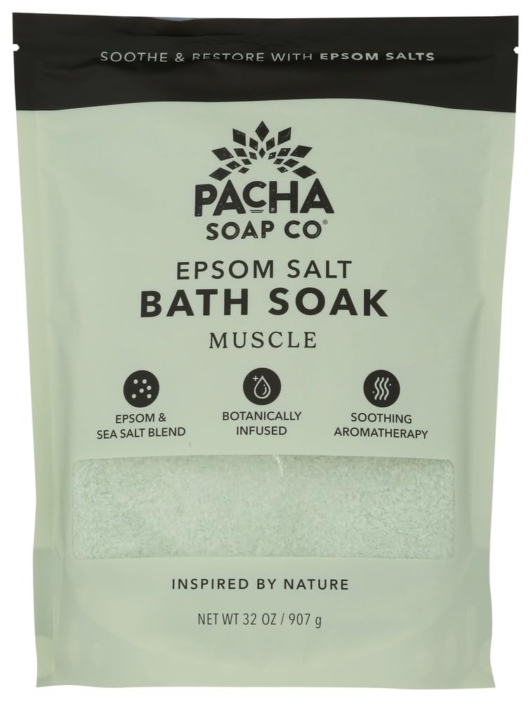 Pacha Soap Co front jar view showing product and size benefit