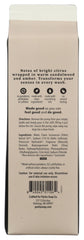 Pacha Soap Co close-up pouring refill pouch into dispenser demonstrating easy refill