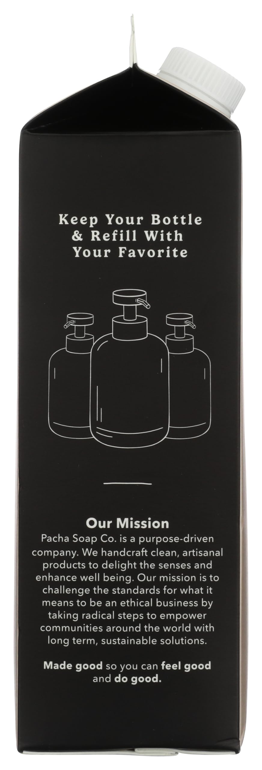 Pacha Soap Co lather texture on hand showing gentle cleansing benefit