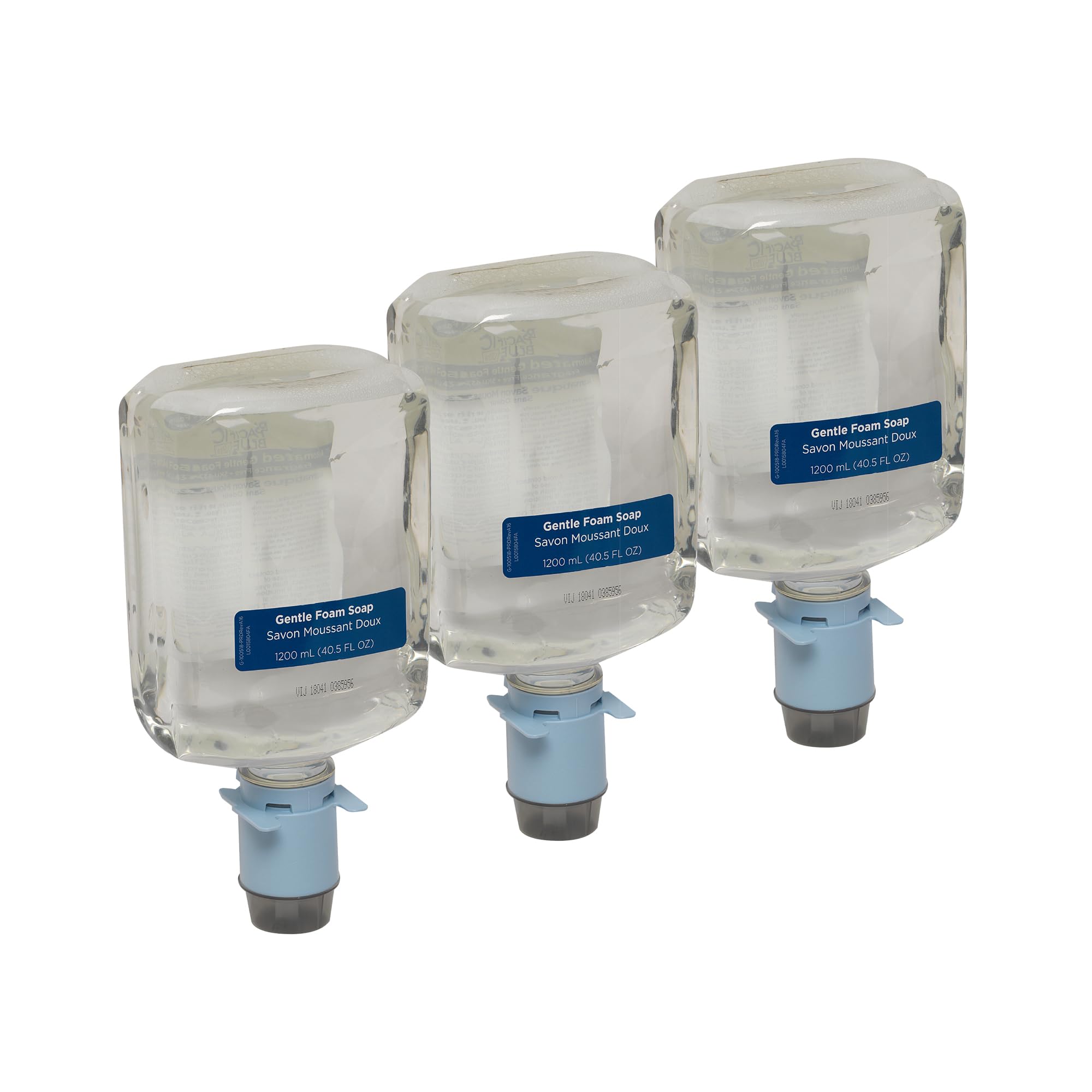 Pacific Blue Ultra front packaging showing product and benefit of gentle foam