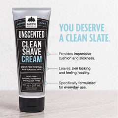 Pacific Shaving Company close-up of cream texture demonstrating smooth glide benefit