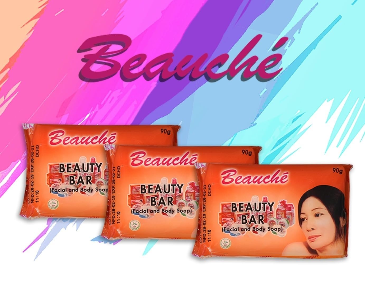 Pacific Supply Express Beauche close-up showing bar texture and gentle lather benefit