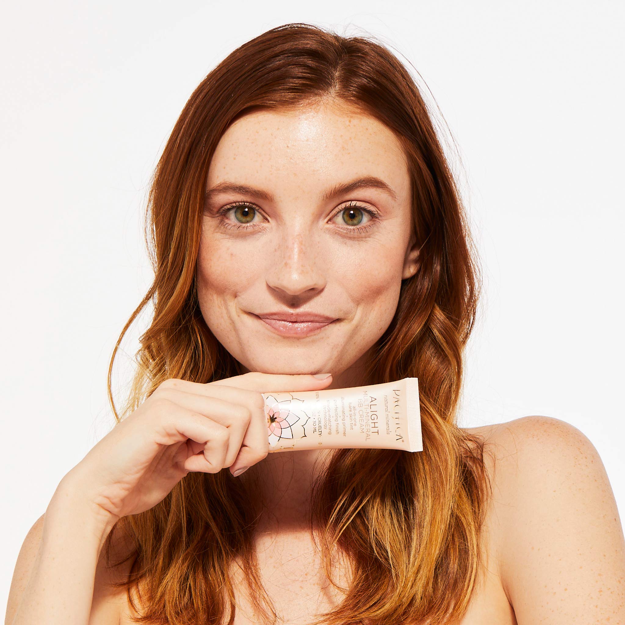 Pacifica closeup label highlighting clean ingredients and gentle formula benefit