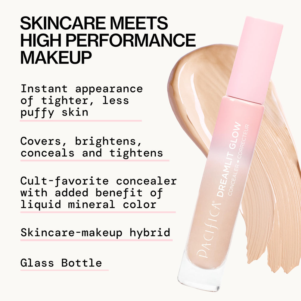 Pacifica applying concealer under eye for immediate brightening and coverage