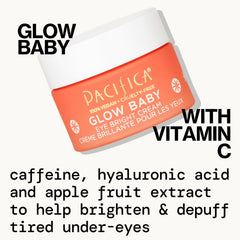 Pacifica close-up of eye cream texture highlighting lightweight finish