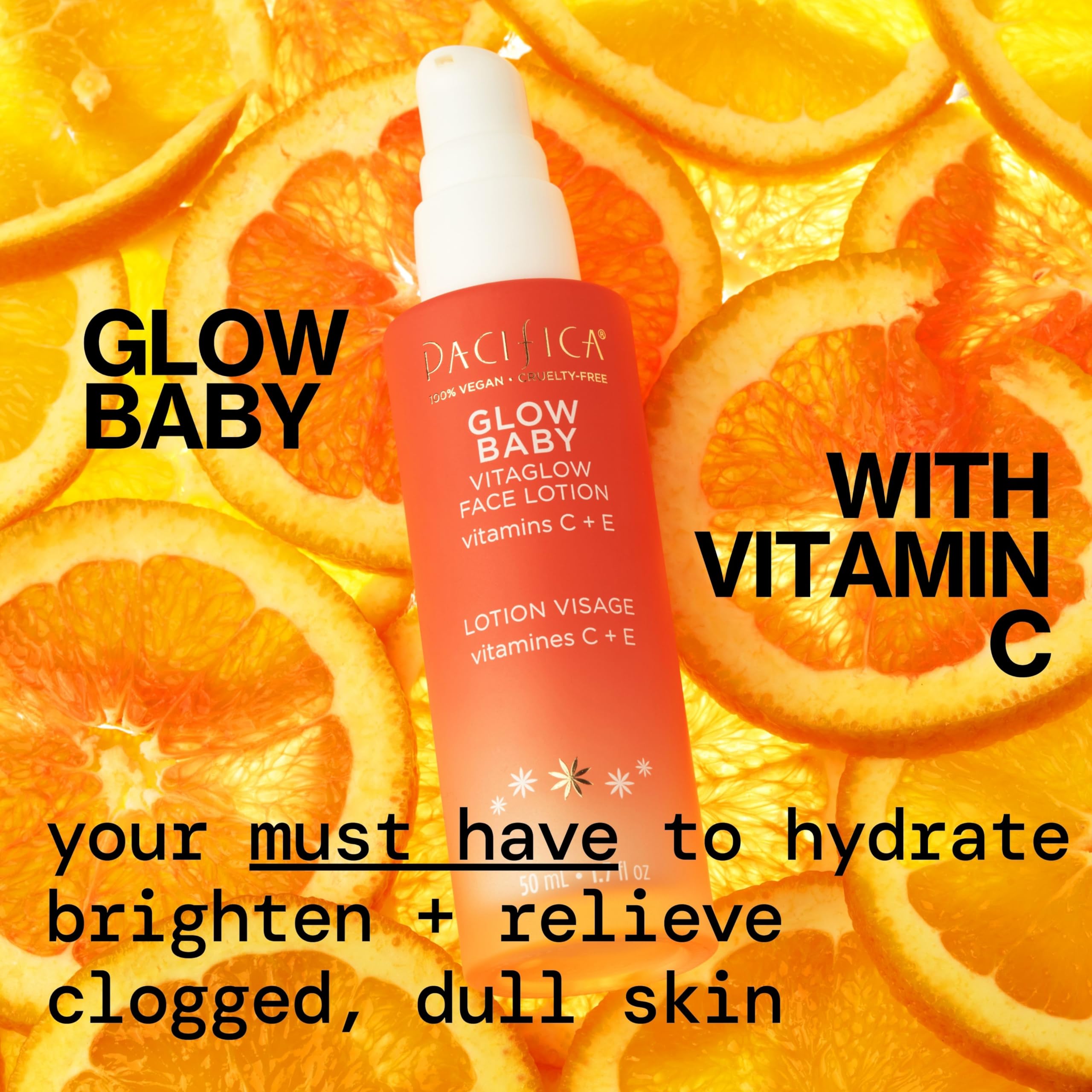 Pacifica Glow Baby with Kakadu plum highlighting natural vitamin C potency