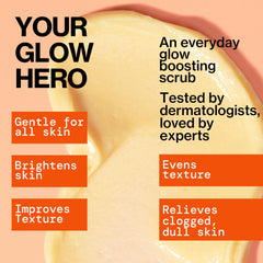 Pacifica ingredients label highlighting vitamin C and glycolic acid benefits