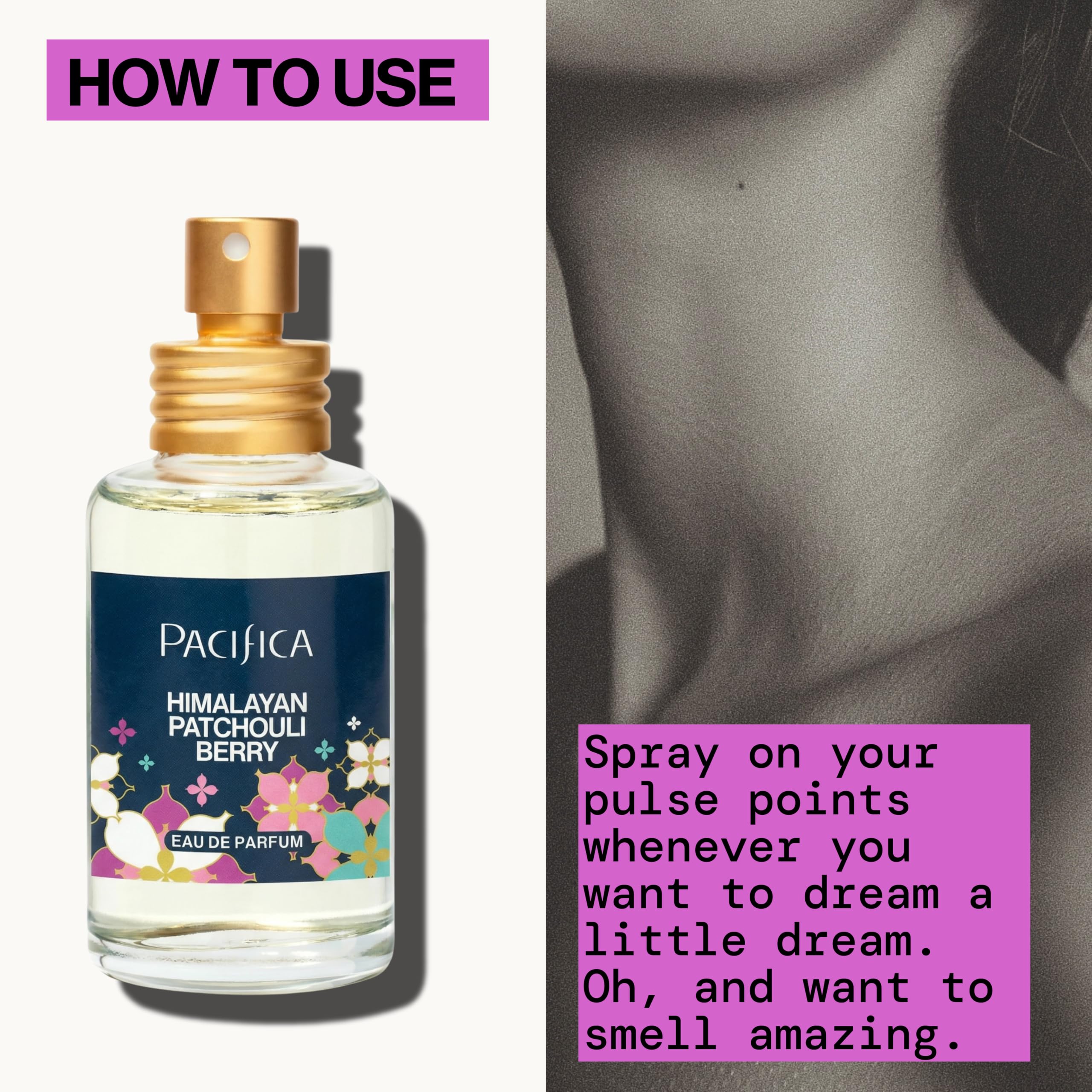 Pacifica perfume on dressing table suggesting daily use and elegant storage