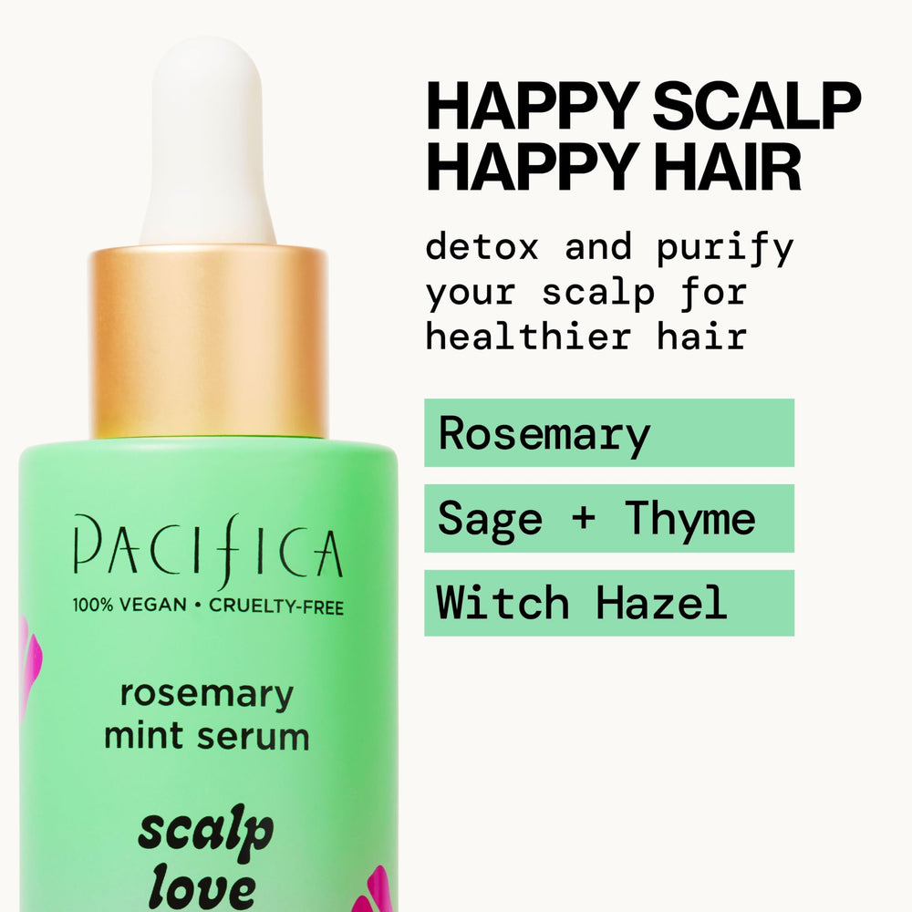 Hand holding both Pacifica bottles to show scale and travel-friendly sizes