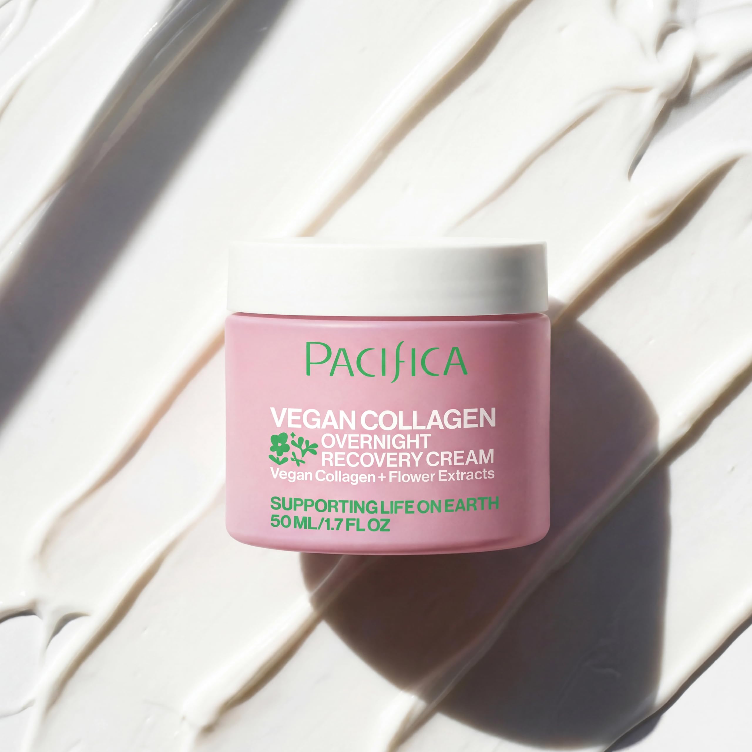 Pacifica on bedside table as part of evening routine promoting restorative sleep care
