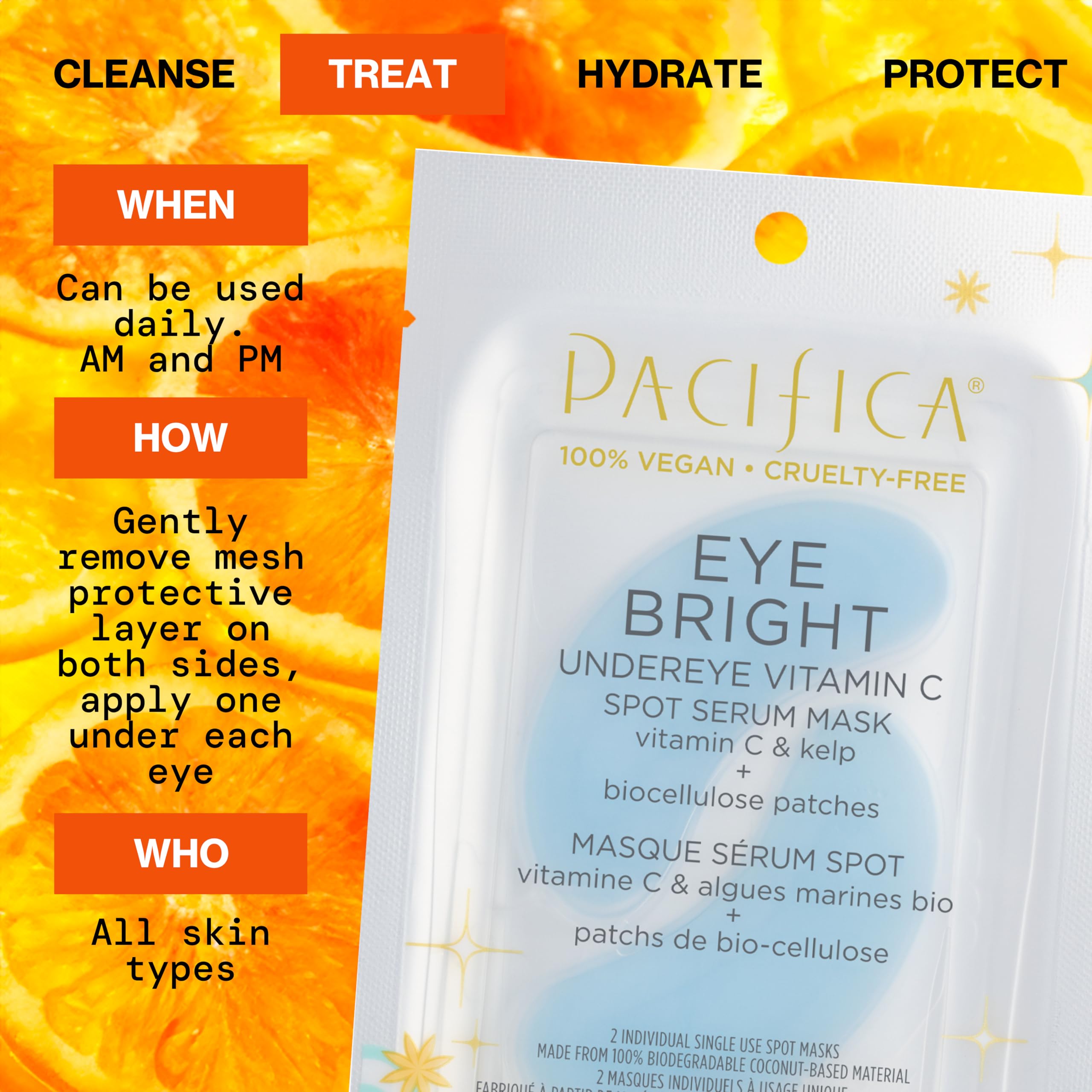 Pacifica pack beside ruler illustrating compact travel-friendly size