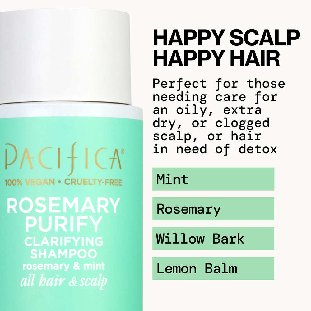 Pacifica shampoo pump close-up showing easy dispensing and freshness