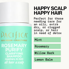 Pacifica shampoo pump close-up showing easy dispensing and freshness