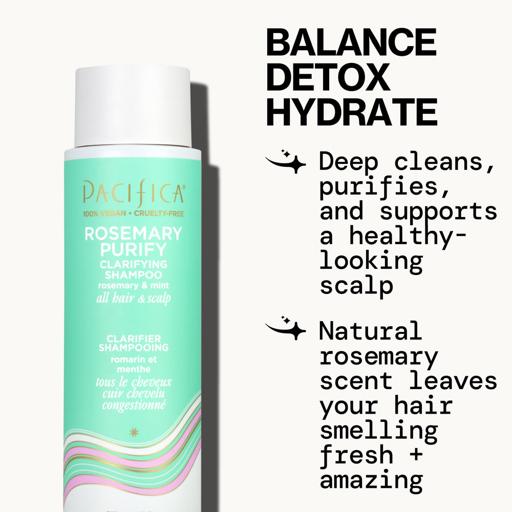 Pacifica shampoo lather texture illustrating thorough cleansing action