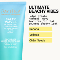 Pacifica shampoo dispensed to show light texture and gentle cleansing