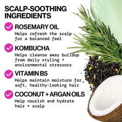 Pacifica Scalp Smoothie being massaged into scalp for instant comfort