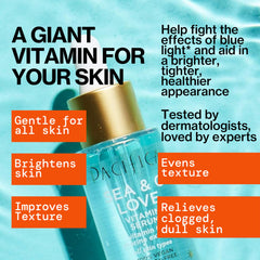 Pacifica serum texture on skin highlighting quick absorption and hydration