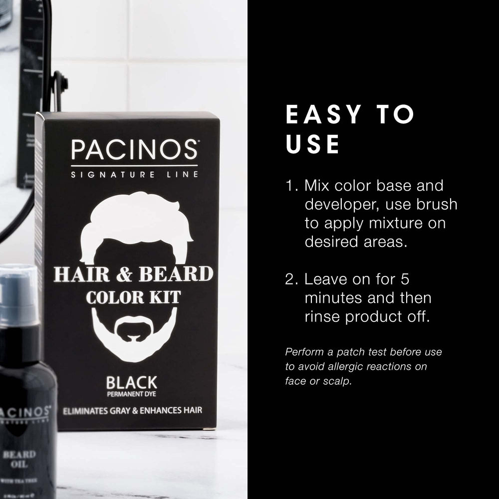 Pacinos hair application brush detail showing control for scalp and hairlines