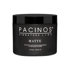 Pacinos front packaging showing matte paste jar and clear label for easy identification