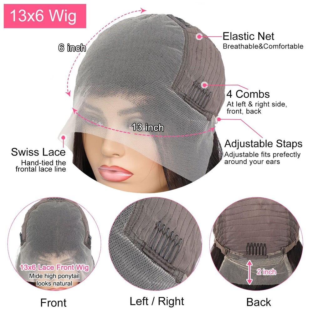 padise wig cap interior showing adjustable straps and combs benefit: secure comfortable fit